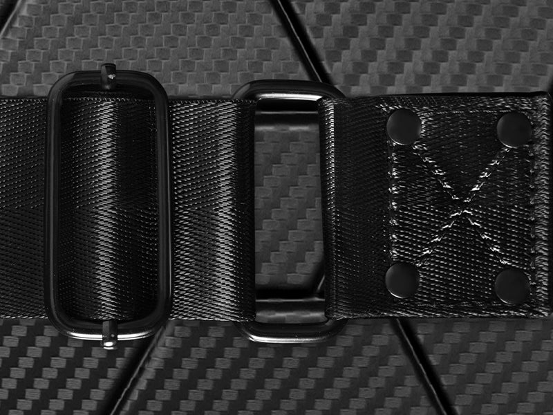 PEKREWS Pool Cue Case, 2x2 Hard Shell Pool Stick Case Holds 2 Sticks | Heavy-Duty, 4 Padded Slots Cue Stick Bag, Shoulder Strap and Leather Handle, Sturdy Travel Billiard Cue Box for Men and Women