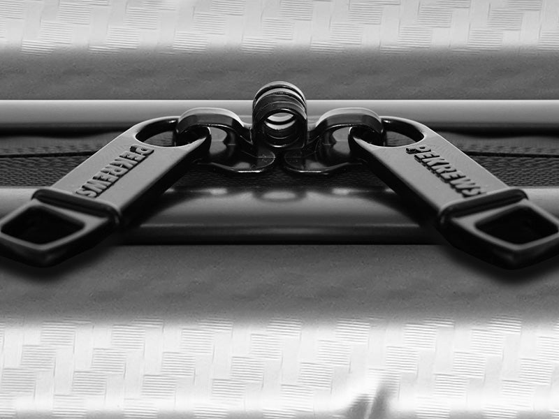 PEKREWS Pool Cue Case, 4x4 Hard Shell Pool Stick Case Holds 4 Sticks | Heavy-Duty, 10 Padded Slots Cue Stick Bag, Shoulder Strap and Leather Handle, Travel Billiard Cue Box for Men and Women