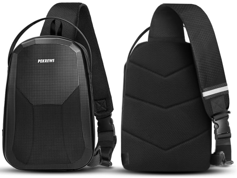 Crossbody Case for DJI Mini 3/4 Pro, RC 2/RC-N3/N2/N1 Controller | Waterproof, Travel Drone Sling Backpack, for DJI Mini 3 / Mini 4 Pro Fly More Combo Accessories, Hard Carrying Case