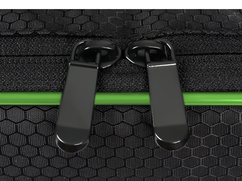 PEKREWS Pool Cue Case, Pool Stick Case 2x2 with 2 Accessories Pockets | Sturdy Pool Cue Carrying Bag, Shoulder Strap and Handle, Soft Billiard Stick Holder, Sling Bag for Men and Women