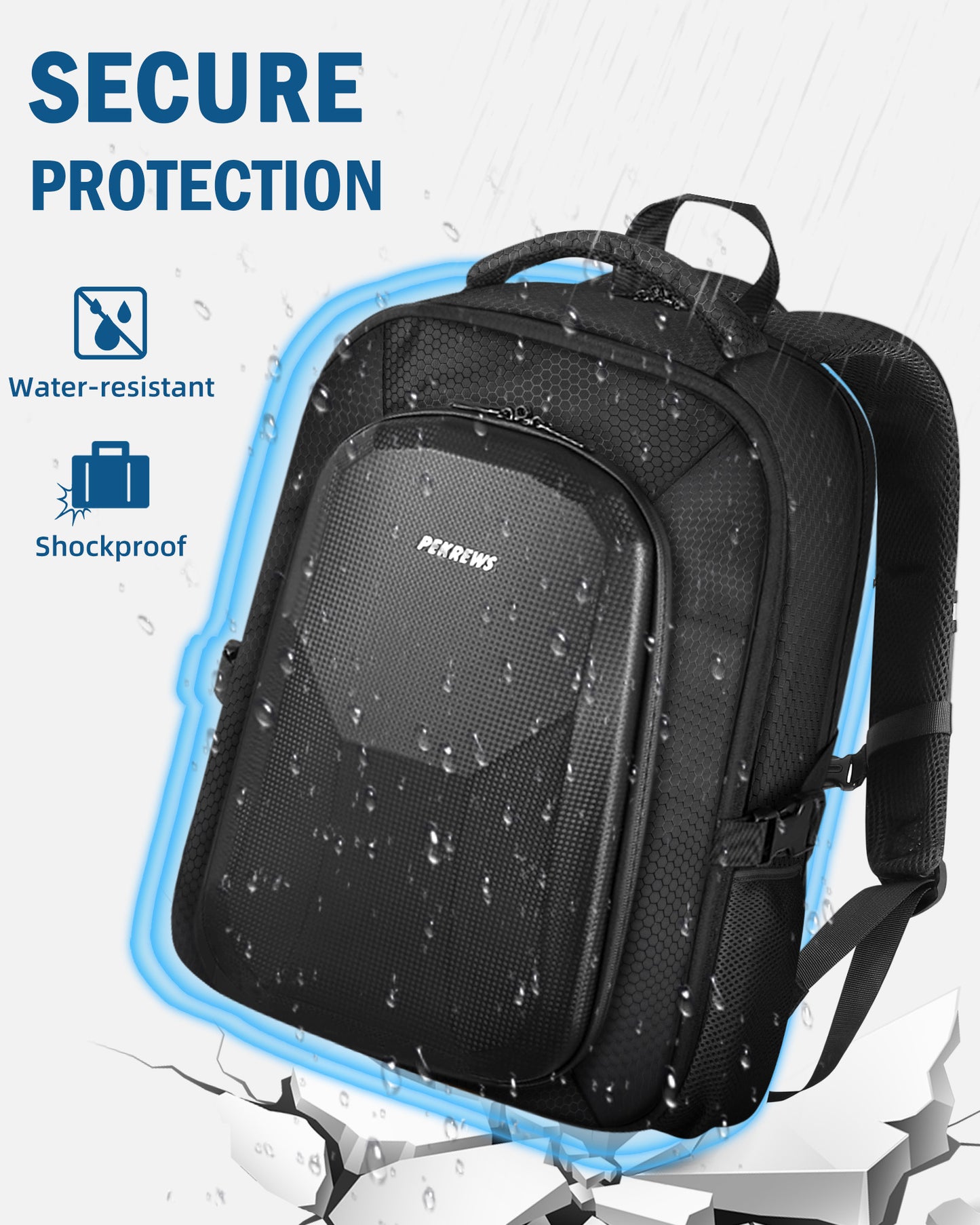 Case for DJI Mini 5 Pro, for RC 2, RC-N3 Controller Fly More Combo | Fits 15.6'' Laptop, Expandable 25 L Drone Backpack, Waterproof Hard Carrying Case, for DJI Mini 5 Pro, Travel Laptop Backpack