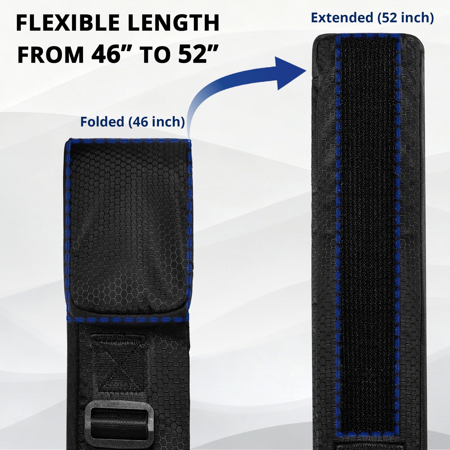Fishing Rod Case, 52inch Fishing Pole Bag with Tackle Pockets | Fits Break-Down Spinning Rod Reel Combo, Padded Soft Rod Bag with Shoulder Strap and Handle, Pole Travel Case For Angler